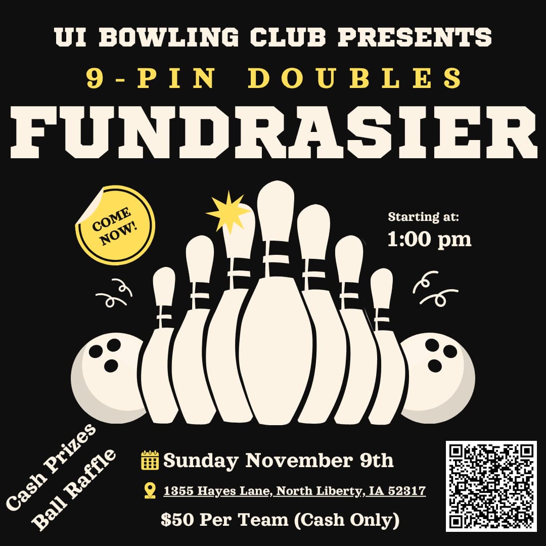 UI Bowling Club 9-Pin Doubles Fundraiser
